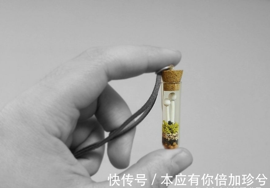 蘑菇|可爱的迷你蘑菇吊坠