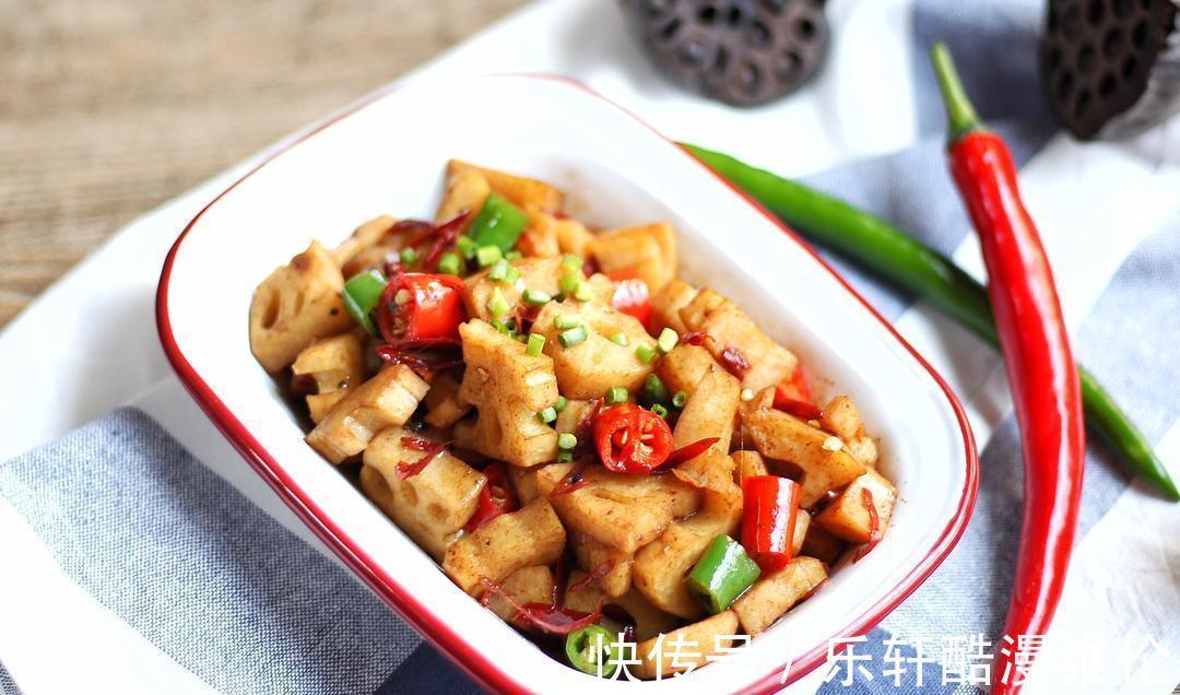 口感|好吃的牛肉末香辣藕丁,口感超过瘾,喜欢吃辣的人别错过