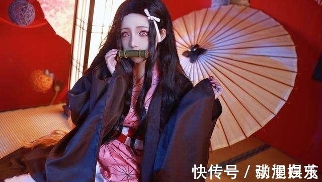 三上悠亚|鬼灭之刃太火,祢豆子成热门cos角色,三上悠亚也加入cos行列