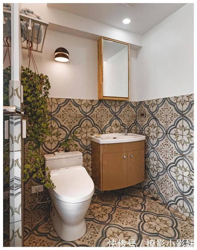 玄关|幸福退休生活!100㎡两人居,巧用45度斜角,打造开阔舒适的小家!