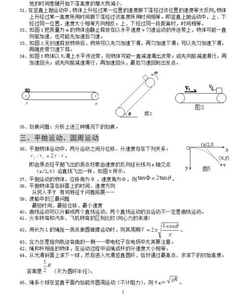 高考物理秒杀结论153条，考前背完，节省时间，大题小题都能用