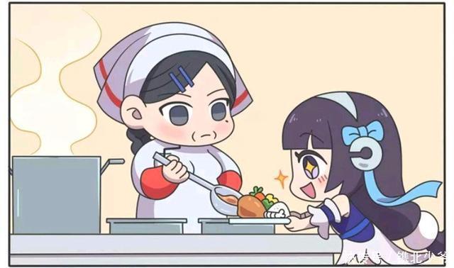 鲁班|王者荣耀漫画:鲁班大师和食堂阿姨的特殊关系?东方曜羡慕哭了?