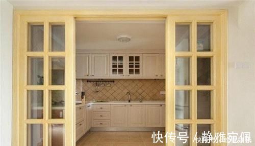 拉门|头次见厨房不装推拉门装这种代替，太聪明了，师傅看了都点头夸好