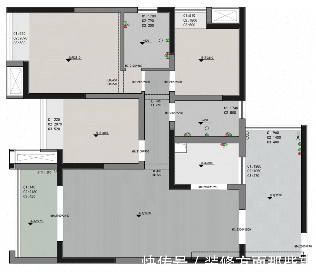 优雅|130㎡现代简雅风，极简的无主灯设计，营造一个高级优雅的空间