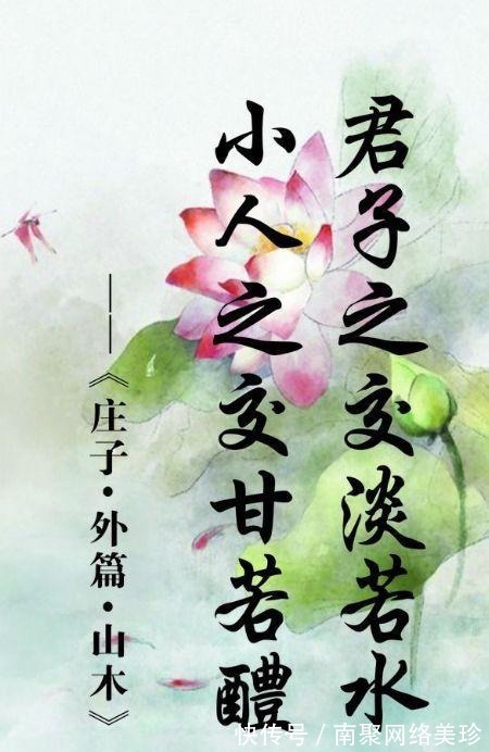 甜酒$世人皆知君子之交淡如水,它的下句很有道理,却少有人知