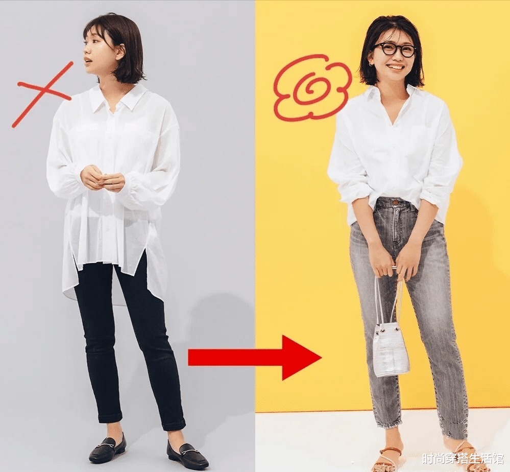搭配|明明长得很好看为什么穿衣却很丑，这4个搭配对比，建议收藏起来