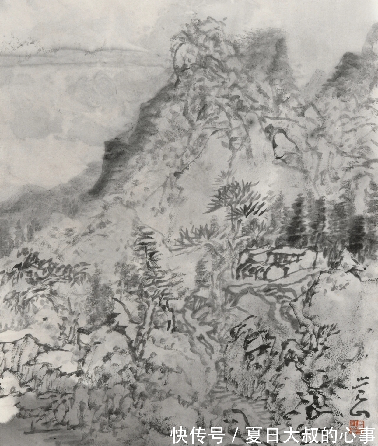 水墨山水画&似古不泥古｜曾三凯水墨山水画