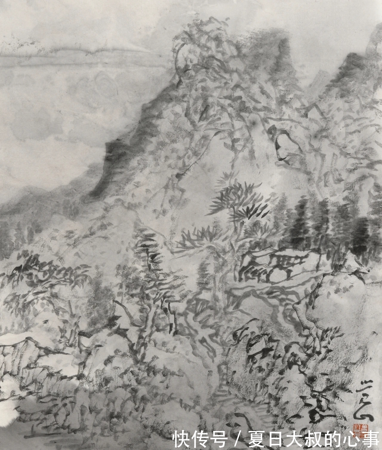 水墨山水画&似古不泥古|曾三凯水墨山水画