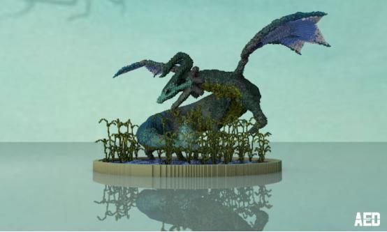 作品|龙不在大有翅就行 《我的世界》里4个作品看完巨龙体型对比