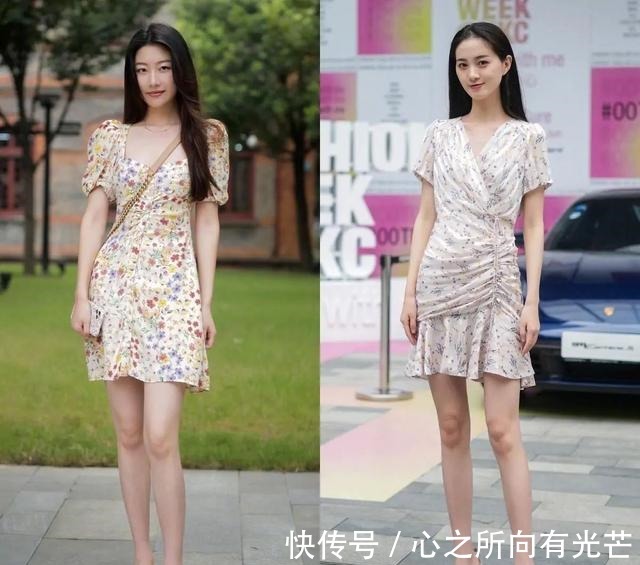 减龄 容易显老的“碎花裙”，怎么穿才能减龄又洋气！