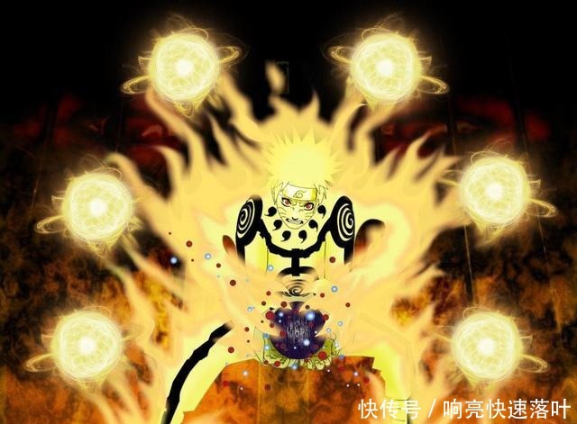 尾兽|火影忍者查克拉的5种颜色变化，金色最高级，蓝色最基础！