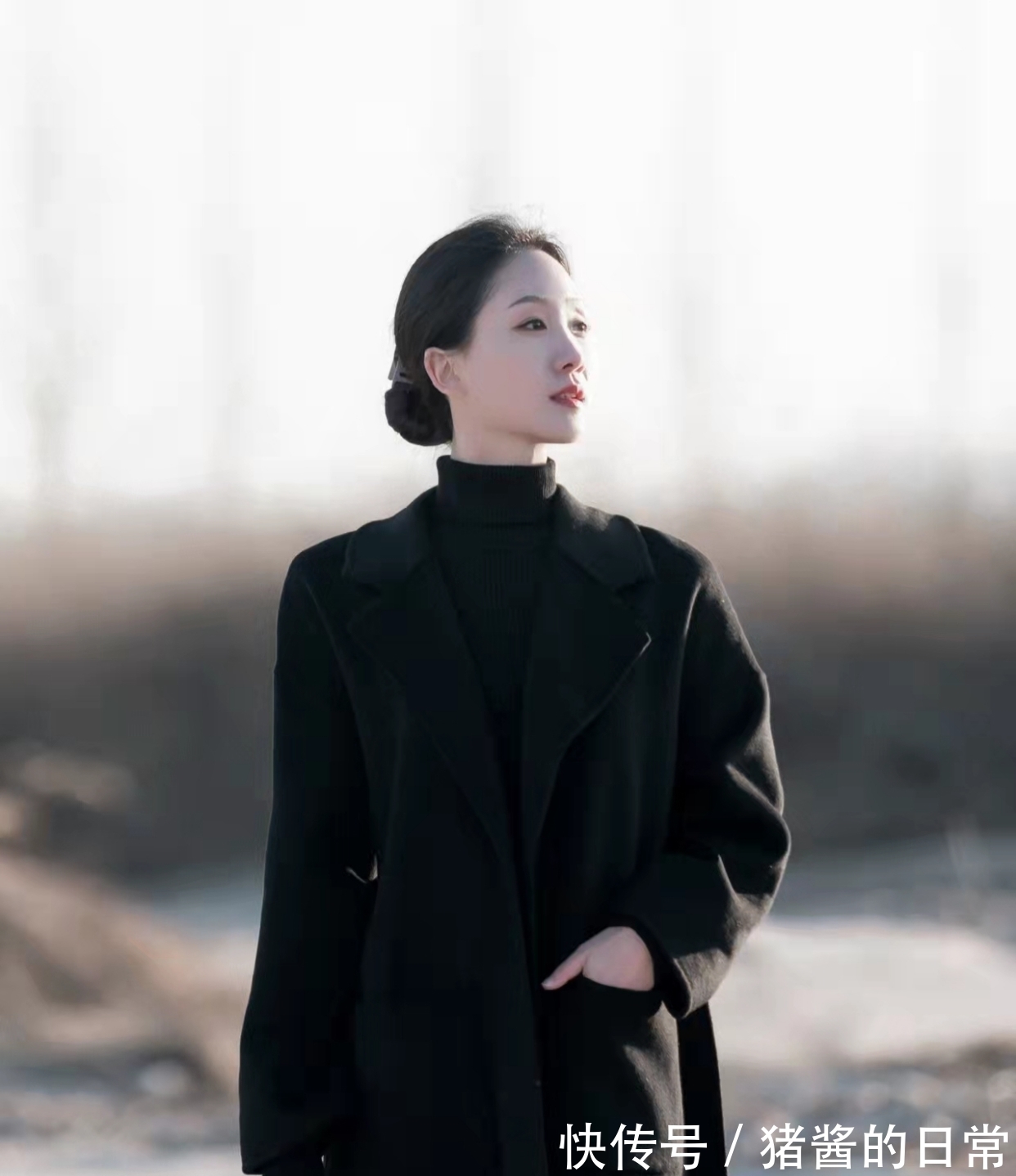 梅蕊&七律·冬日情怀:星坠雪深窗外响,月斜云厚竹枝翻