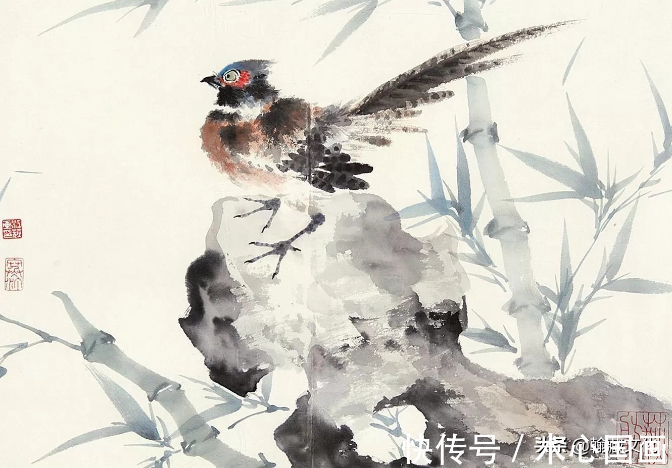 任伯年&江寒汀先生小写意花鸟画欣赏(一)