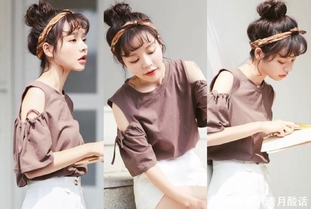 刘海 适合懒人的5款扎发发型,简单又好看,太美了!