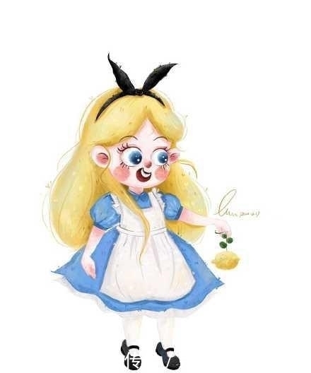 爱丽丝公主|插画版的迪士尼公主,乐佩公主粉嫩可爱,茉莉公主气质优雅