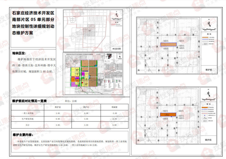 搜狐焦点|藁城经开区部分地块控规方案公示 新增约46亩生产研发用地