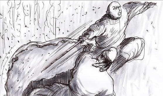 徐老怪&这些导演的分镜手稿,堪比艺术画作!文末周星驰小学生画作太魔性