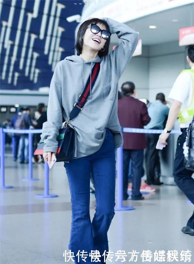 “卫衣+阔腿裤”过时了卫衣配这些“裤子”才好看，时髦又显高