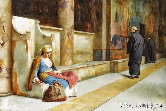 拉利@微妙而动人的油画，他画出了东方浪漫的神秘主义