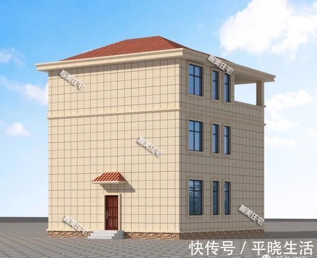 面宽|93×12米农村别墅,配堂屋且南北通透,主体造价30万