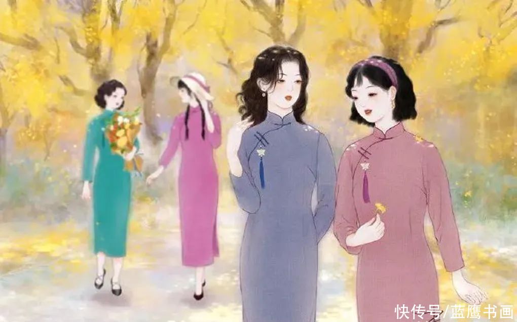  绘画作品|末春创作的古典美人，一颦一笑美到骨子里，让人想穿越
