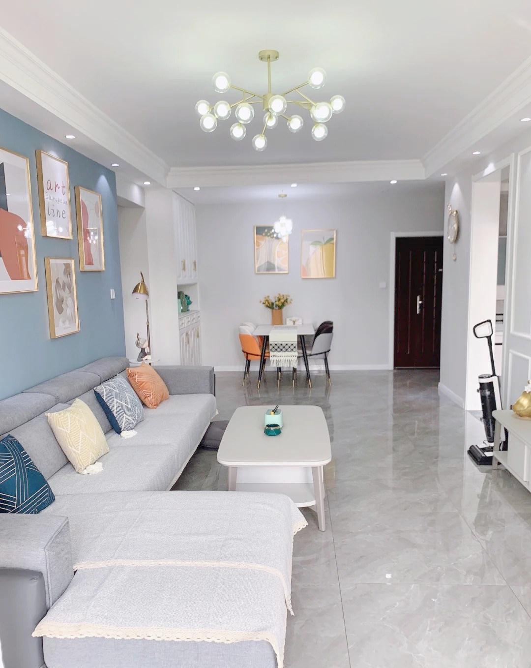 浅灰色|等我有钱了,也要买一套小户型,就照着他家这样装,又温馨又耐看