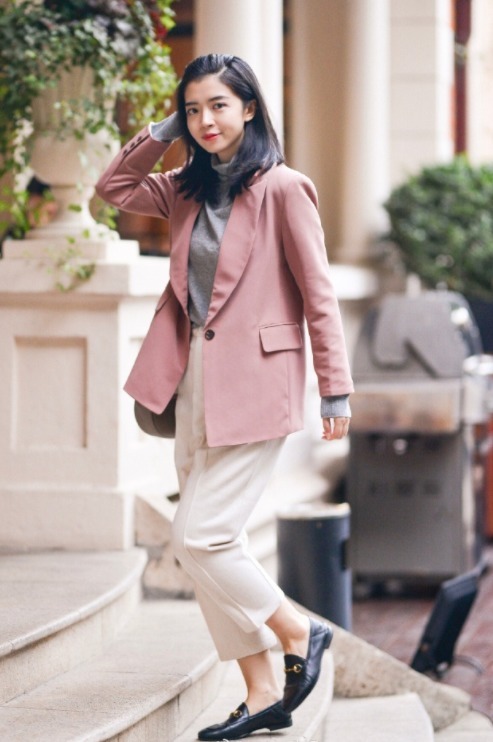 搭配|上班族怎么穿暖和又显瘦?试试这几套西装穿搭技巧,优雅又气质