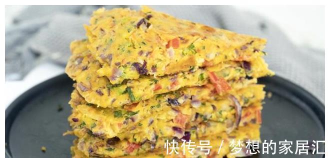 玉米面饼|零失败的懒人玉米饼配方，加个西红柿，美味营养，越吃越香