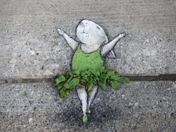 童话世界|可以打100分的街头创意绘画，有趣的生活里全都是童话世界