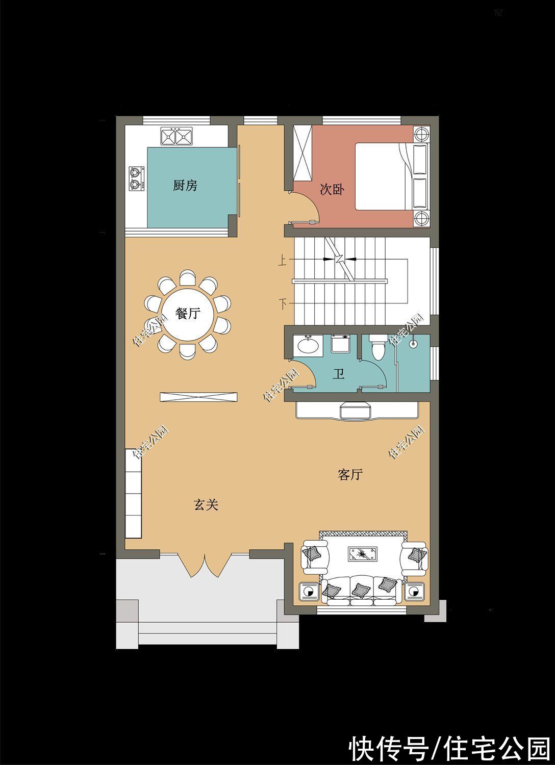 占地面积|面宽8米也能建出大气别墅，10套小面宽图纸，哪套更适合你家？
