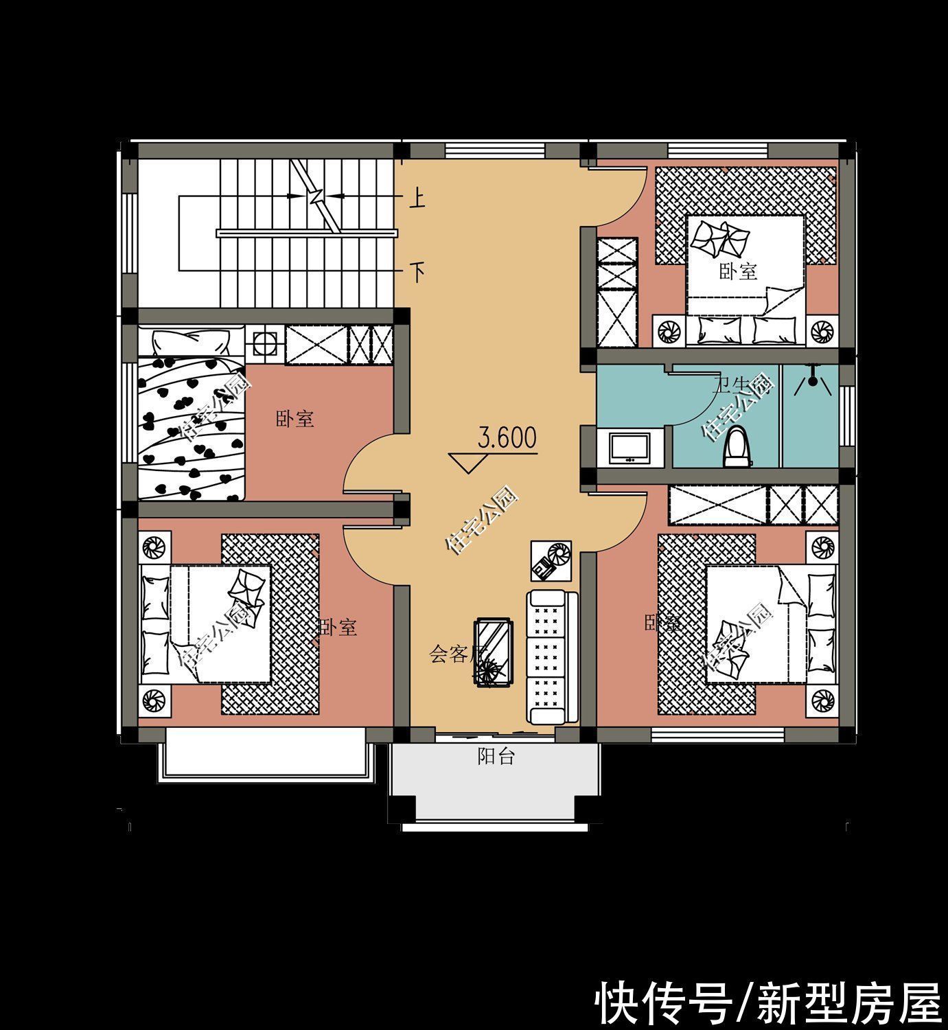 建筑面积|20万预算,能在农村建什么样的房子?8套图纸看看你喜欢哪一套