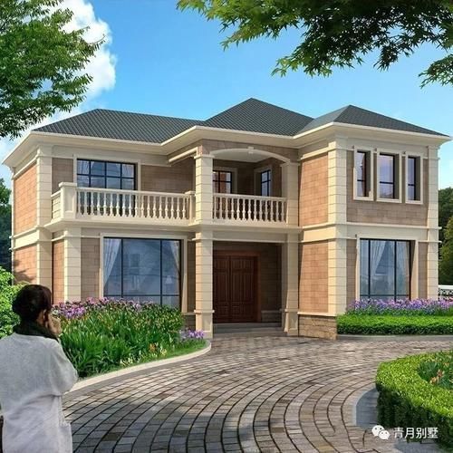 13.5×13.5米二层小别墅，回乡建一栋，相亲姑娘满眼是你