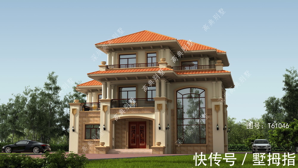 欧式|外观超级大气高端,一眼就能享受到,有栋这座别墅此生无悔!