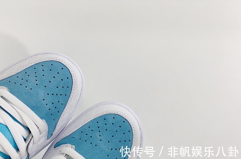 nike SB板鞋 蓝白色 网格Nike SB Dunk Low！