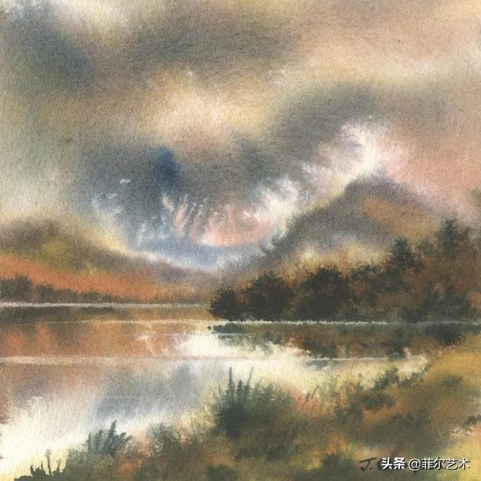 c画家约翰·坎贝尔 John Campbell水彩作品欣赏