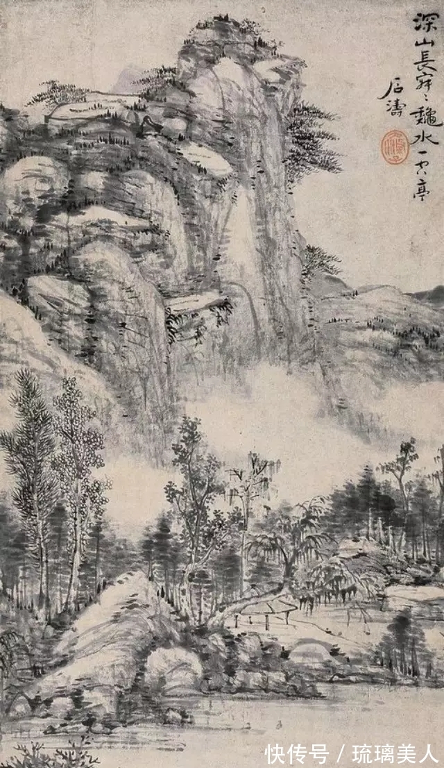 山水画!不摹古,造化于心|石涛山水画