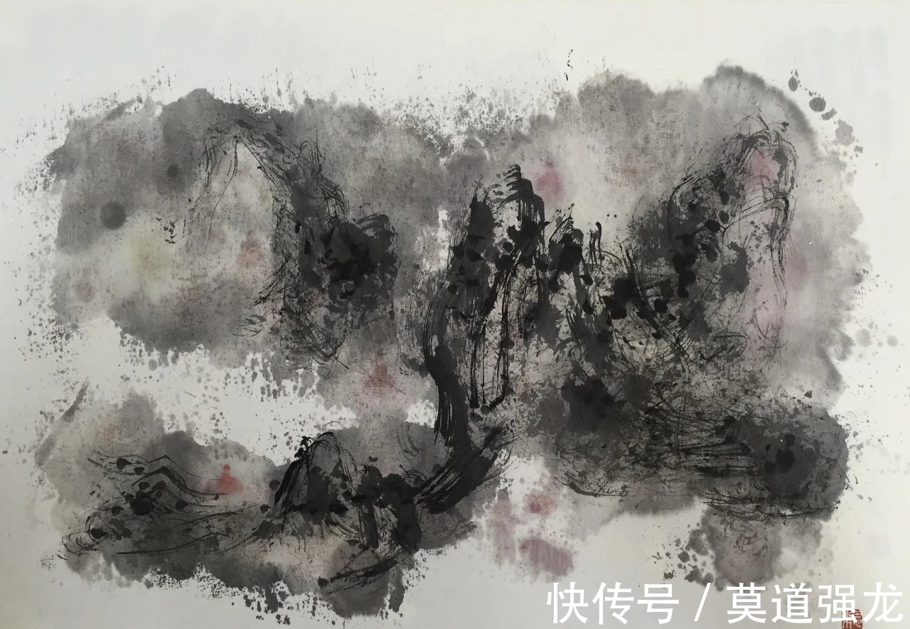 水墨|刘思东水墨山水画,看似随心所欲的洒脱,却有无尽的笔墨意蕴