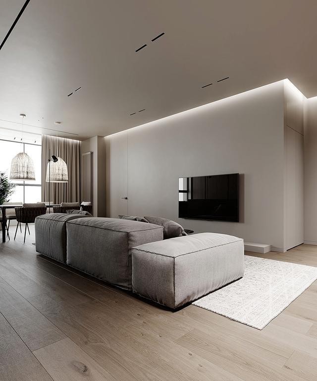 整洁|不靠豪装,靠气质,极简风成功制胜,以后我家装修就选这种风格!