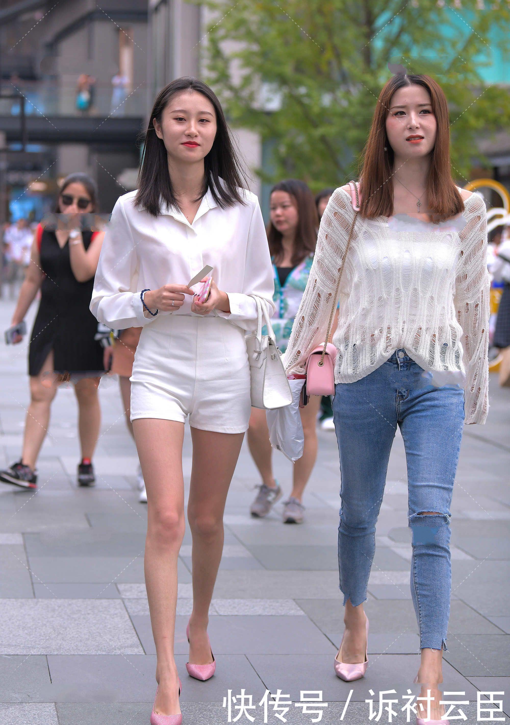 上下同色系搭配，衬衣搭配短裤，高贵且优雅