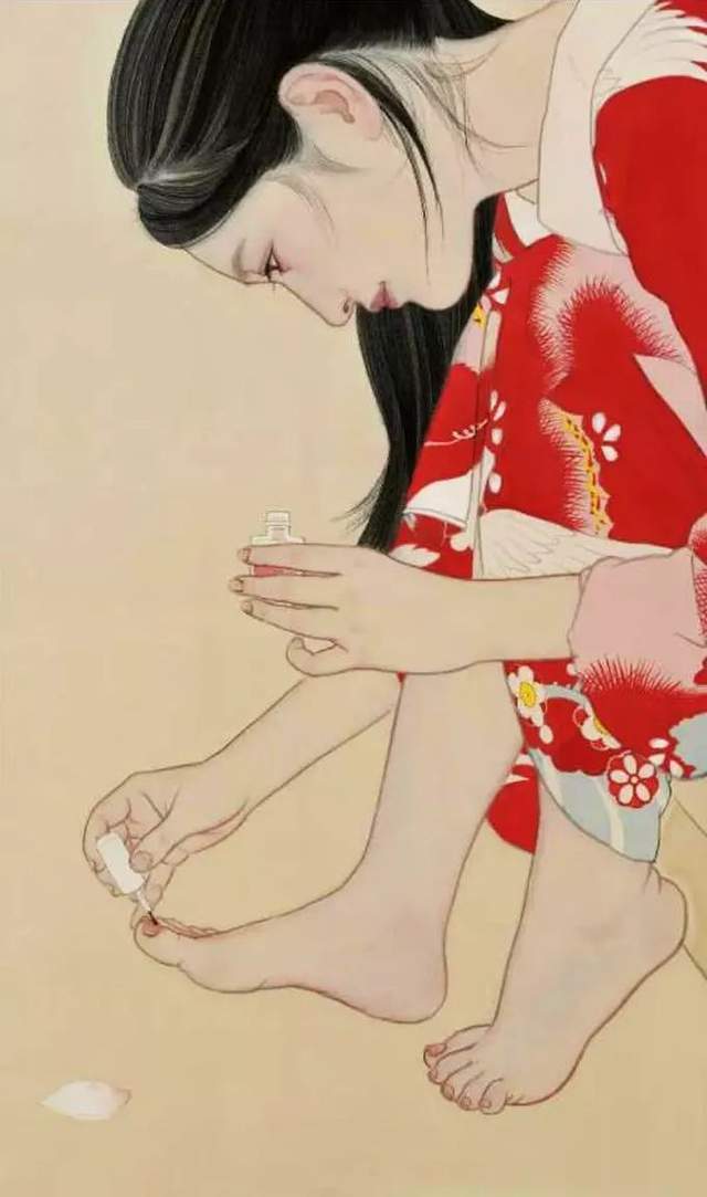 笔下|人称日本最美女画家，竟然这样画美女，极具香艳的极致诱惑