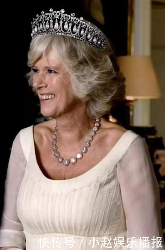卡米拉 同戴“珍珠泪”皇冠,卡米拉无法驾驭,凯特端庄,戴妃头上最闪耀