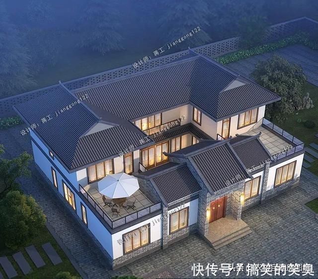 砖混|5款带院子的农村别墅,30年后,我想住在这样的房子里养老