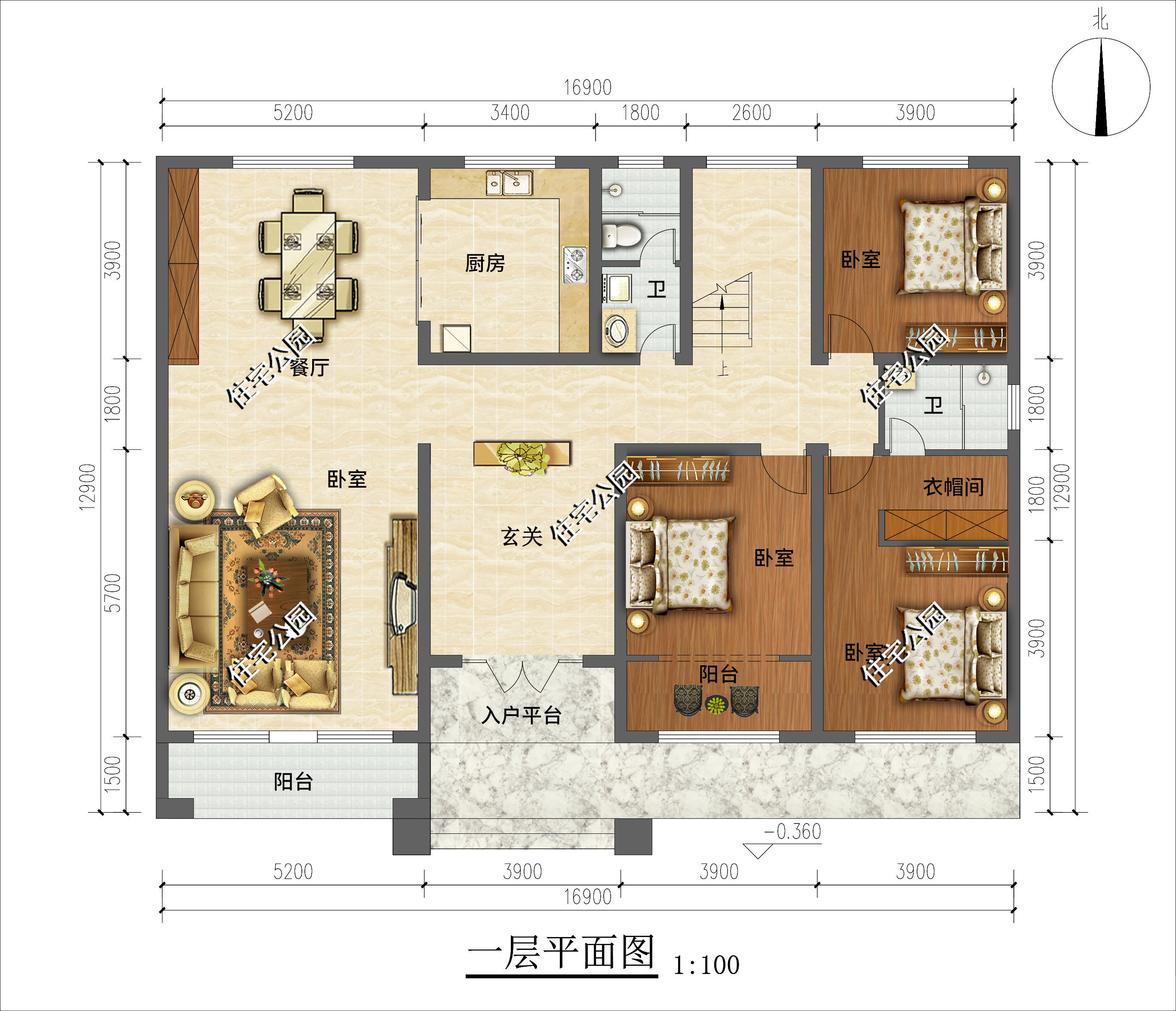 建筑面积|农村住房就建一层半，实用、够用、工期短，最低造价不到20万