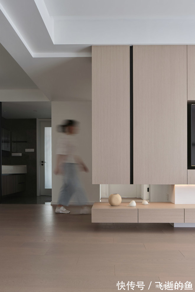 空间|129㎡现代简约风，空间互换优化采光