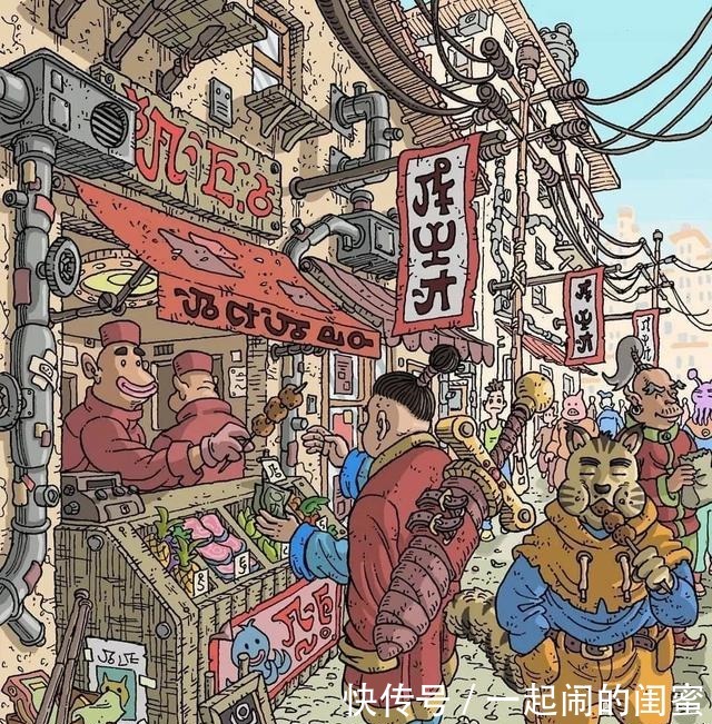 朋克|不要总是“赛博朋克”，科幻漫画也可以是幽默可爱的