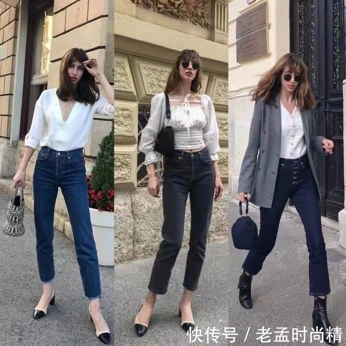 牛仔裤|简简单单的牛仔单品搭配,轻松简约