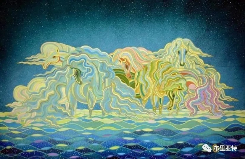 青年女画家奥云额尔德尼重现历代蒙古皇后