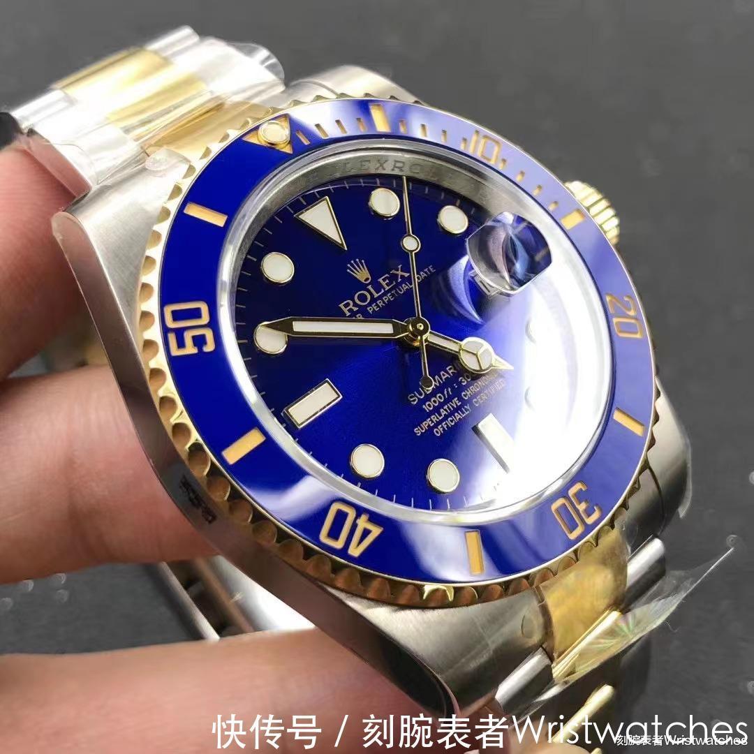 劳力士 唯一904钢:AR厂劳力士间金蓝水鬼「超越N厂」品鉴!