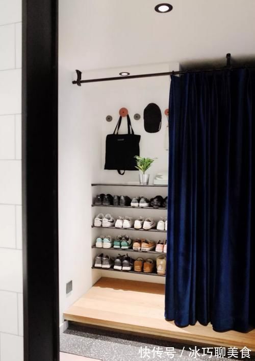 客厅|将玄关打造成衣帽间,这个51㎡的loft设计太有水平了!华而实用!