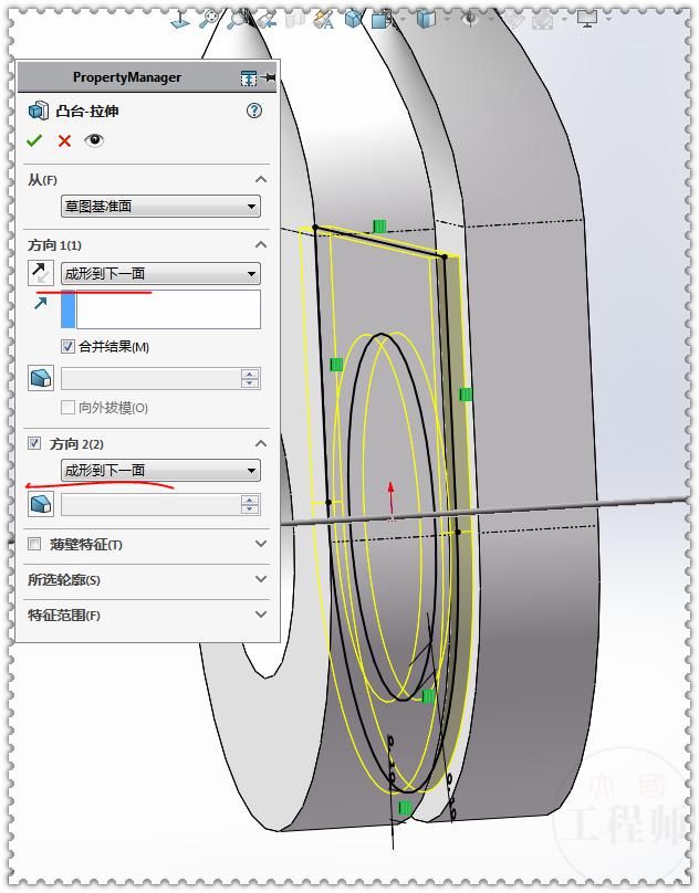  SolidWorks|在SolidWorks里用两种方法画这个扭转法兰